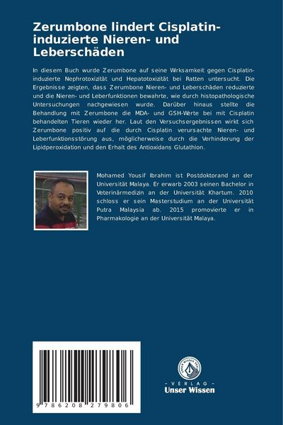 Produktbild: Zerumbone lindert Cisplatin-induzierte Nieren- und Lebersch&auml;den