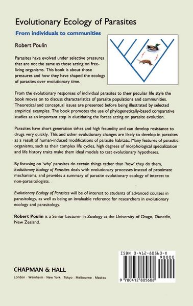 Produktbild: Evolutionary Ecology of Parasites