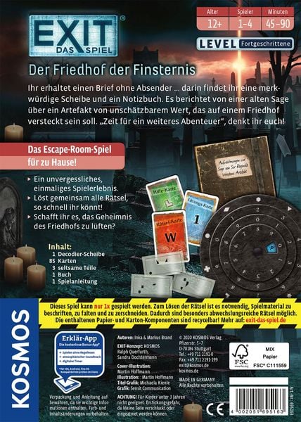 KOSMOS - EXIT® - Das Spiel - Der Friedhof der Finsternis