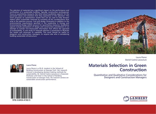 Produktbild: Materials Selection in Green Construction
