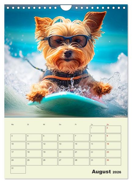 Produktbild: Yorkshire Terrier. Fr&ouml;hliche Energieb&uuml;ndel in Aktion (Wandkalender 2026 DIN A4 hoch), CALVENDO Monatskalender