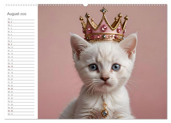 Produktbild: Herzensk&ouml;nige - KI Geburtstagskalender f&uuml;r unsere Bediensteten (hochwertiger Premium Wandkalender 2026 DIN A2 quer), Kunstdruck in Hochglanz