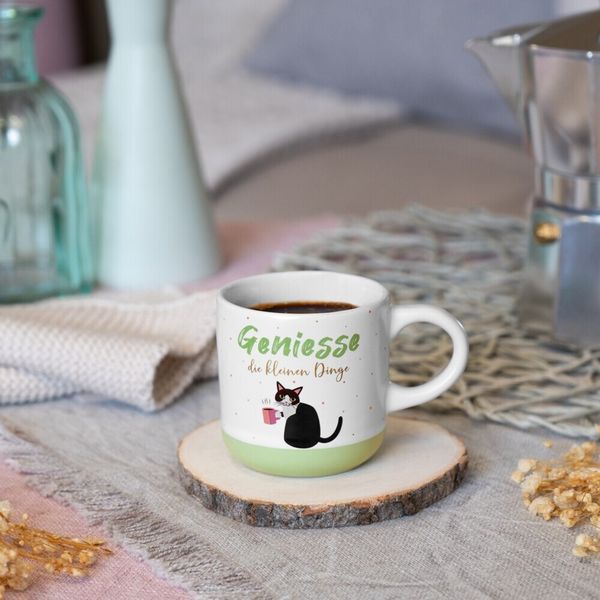 Produktbild: Espressotasse Druck GENIESSE