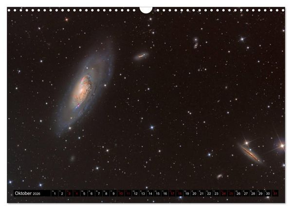 Produktbild: Galaxien des Nordhimmels (Wandkalender 2026 DIN A3 quer), CALVENDO Monatskalender
