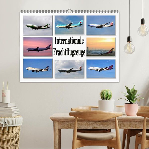 Produktbild: Internationale Frachtflugzeuge (Wandkalender 2026 DIN A2 quer), CALVENDO Monatskalender