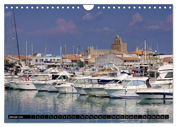 Produktbild: Camargue - Im Land der wei&szlig;en Pferde und schwarzen Stiere (Wandkalender 2026 DIN A4 quer), CALVENDO Monatskalender