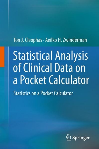 Produktbild: Statistical Analysis of Clinical Data on a Pocket Calculator