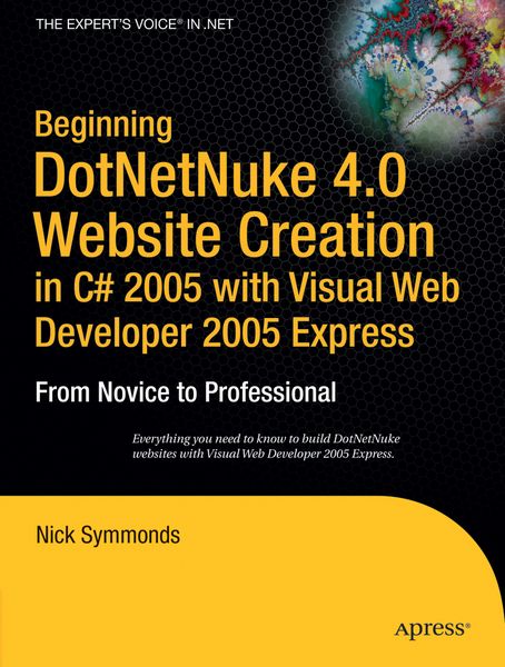 Produktbild: Beginning DotNetNuke 4.0 Website Creation in C# 2005 with Visual Web Developer 2005 Express