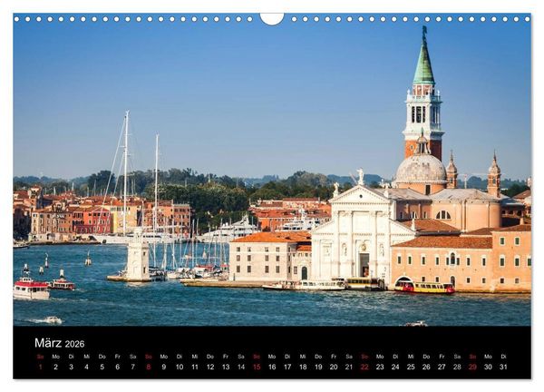 Produktbild: Venedig (Wandkalender 2026 DIN A3 quer), CALVENDO Monatskalender