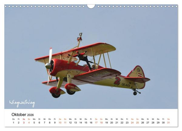 Produktbild: Die Faszination. Flugzeuge am Himmel (Wandkalender 2026 DIN A3 quer), CALVENDO Monatskalender