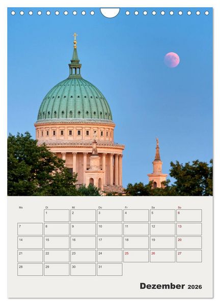 Produktbild: Potsdam in Farbe (Wandkalender 2026 DIN A4 hoch), CALVENDO Monatskalender