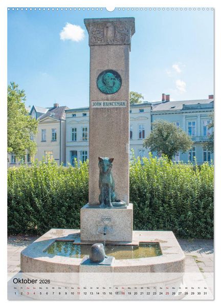Produktbild: Historisches G&uuml;strow (hochwertiger Premium Wandkalender 2026 DIN A2 hoch), Kunstdruck in Hochglanz