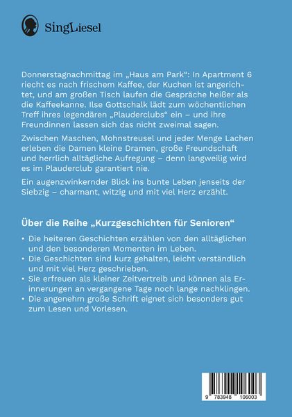 Produktbild: Geschichten vom Plauderclub