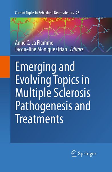 Produktbild: Emerging and Evolving Topics in Multiple Sclerosis Pathogenesis and Treatments