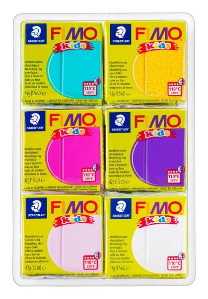 Produktbild: STAEDTLER FIMO kids Colour Pack - girlie 6x42g