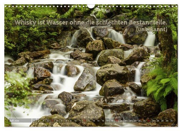 Produktbild: Whisky-Spr&uuml;che (Wandkalender 2026 DIN A3 quer), CALVENDO Monatskalender