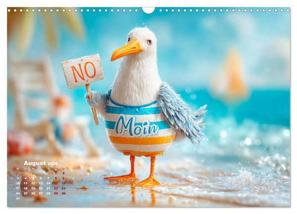 Produktbild: M&ouml;wen on Tour (Wandkalender 2026 DIN A3 quer), CALVENDO Monatskalender