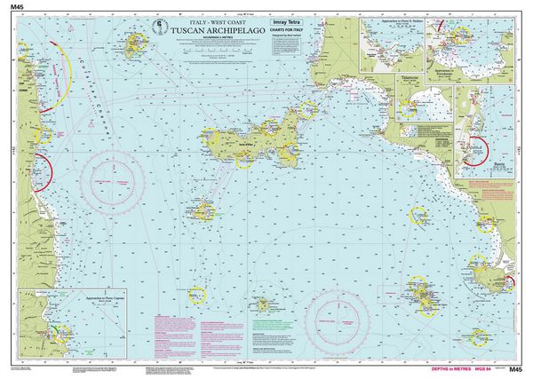 Produktbild: M45 Tuscan Archipelago, Imray Chart