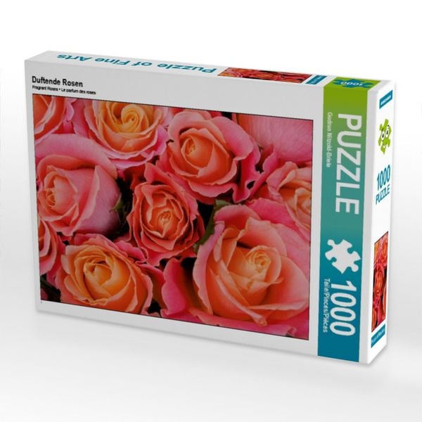 CALVENDO Puzzle Duftende Rosen | 1000 Teile Lege-Größe 64x48cm Foto-Puzzle für glückliche Stunden