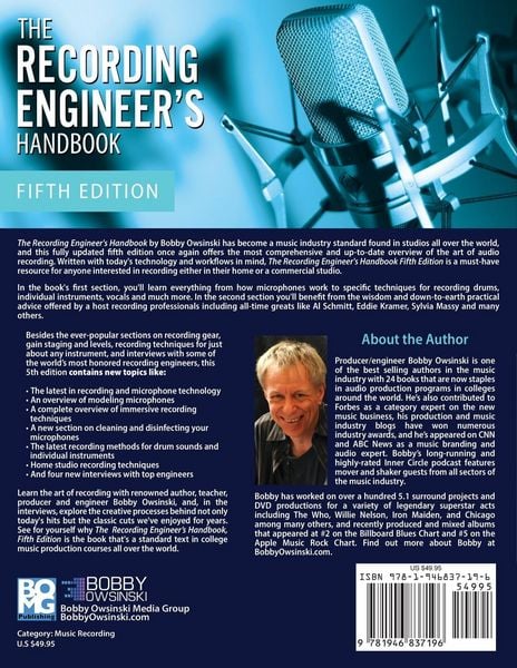 Produktbild: The Recording Engineer's Handbook 5th Edition