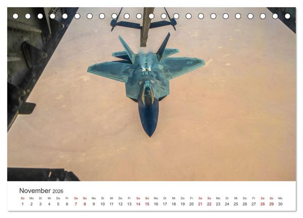 Produktbild: Kampfjets - D&uuml;senj&auml;ger-Kalender (Tischkalender 2026 DIN A5 quer), CALVENDO Monatskalender