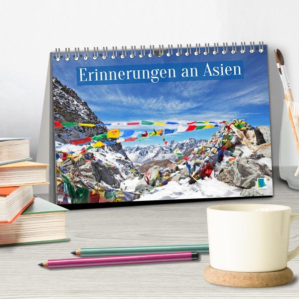 Produktbild: Erinnerungen an Asien (Tischkalender 2026 DIN A5 quer), CALVENDO Monatskalender