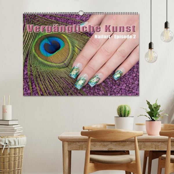 Produktbild: Verg&auml;ngliche Kunst - Nailart Episode 2 (Wandkalender 2026 DIN A2 quer), CALVENDO Monatskalender