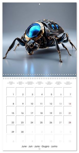Produktbild: Mechanical Insects (Wall Calendar 2026 12 &times; 12 Inch) CALVENDO 12 Month Wall Calendar