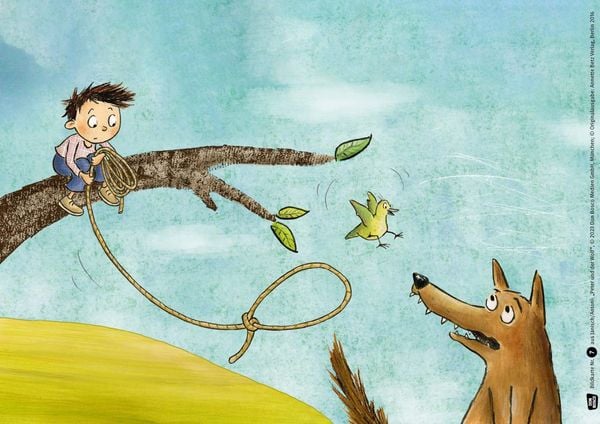 Produktbild: Peter und der Wolf. Ein musikalisches Märchen von Sergej Prokofjew. Kamishibai Bildkartenset