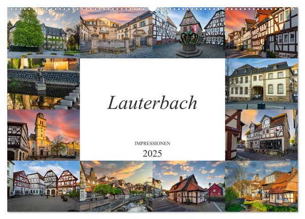 Lauterbach Impressionen (Wandkalender 2025 DIN A2 quer), CALVENDO Monatskalender