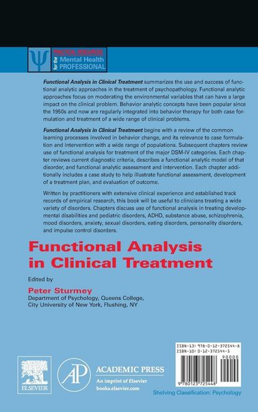 Produktbild: Functional Analysis in Clinical Treatment