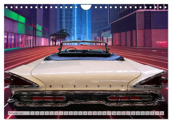 Produktbild: US Classic Cars im Jet-Age (Wandkalender 2027 DIN A4 quer), CALVENDO Monatskalender