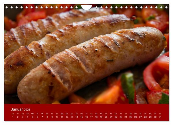 Produktbild: Schinken und Wurst (Wandkalender 2026 DIN A4 quer), CALVENDO Monatskalender