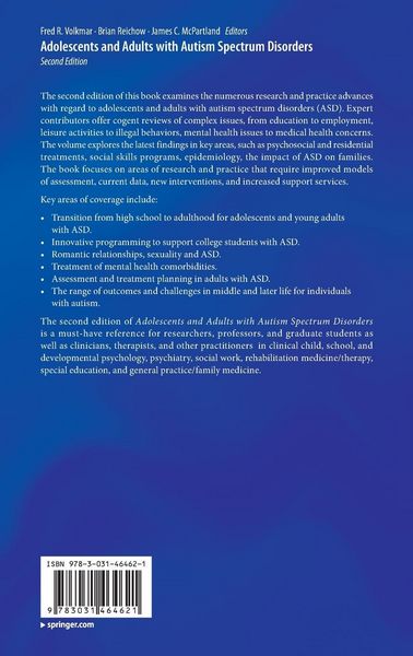 Produktbild: Adolescents and Adults with Autism Spectrum Disorders