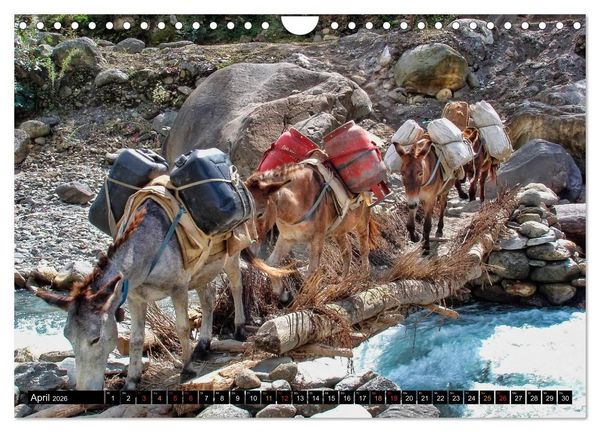 Produktbild: Nepal - das Dach der Welt (Wandkalender 2026 DIN A4 quer), CALVENDO Monatskalender