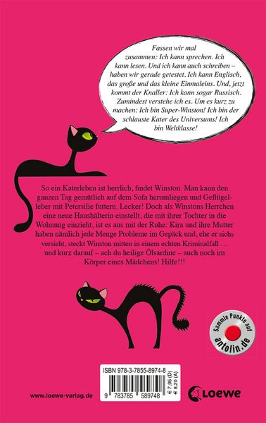 Produktbild: Winston (Band 1) - Ein Kater in geheimer Mission