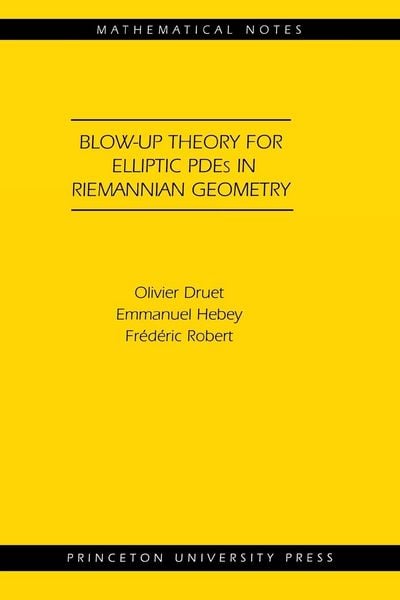 Produktbild: Blow-up Theory for Elliptic PDEs in Riemannian Geometry
