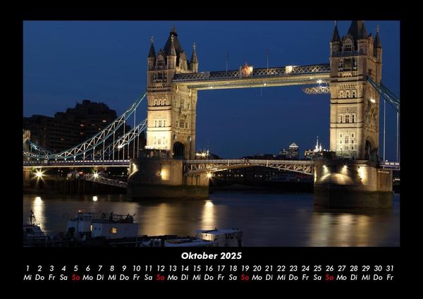Produktbild: London - Impressionen 2025 Fotokalender DIN A3
