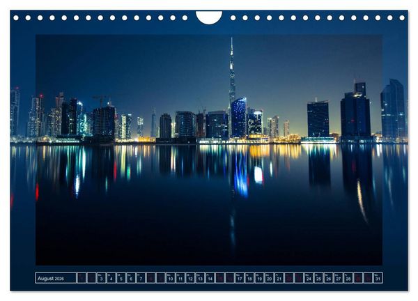 Produktbild: Metropolen - Asiens sch&ouml;nste St&auml;dte bei Nacht (Wandkalender 2026 DIN A4 quer), CALVENDO Monatskalender