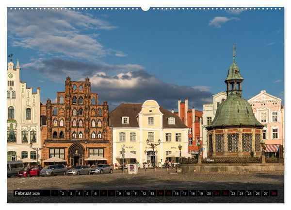 Produktbild: Hansestadt Wismar (Wandkalender 2026 DIN A2 quer), CALVENDO Monatskalender