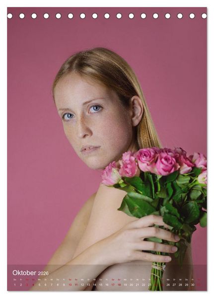 Produktbild: beauty faces - fotografien von michael allmaier (Tischkalender 2026 DIN A5 hoch), CALVENDO Monatskalender