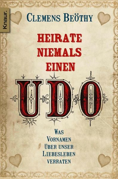 Produktbild: Heirate niemals einen Udo - Gratis Probekapitel