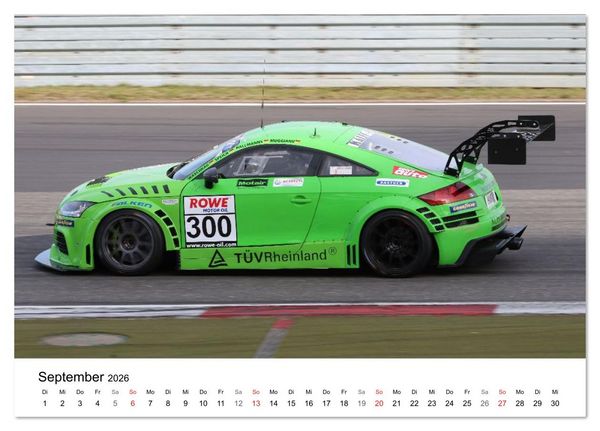 Produktbild: Die Vier Ringe im Motorsport (Tischkalender 2026 DIN A5 quer), CALVENDO Monatskalender
