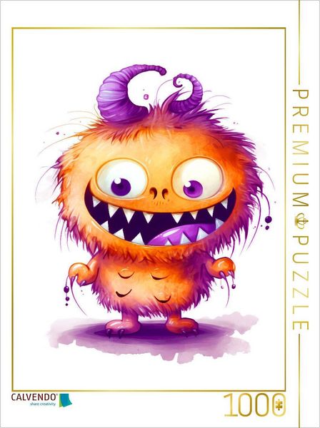 CALVENDO Puzzle Kürbismonster | 1000 Teile Lege-Größe 64x48cm Foto-Puzzle für glückliche Stunden
