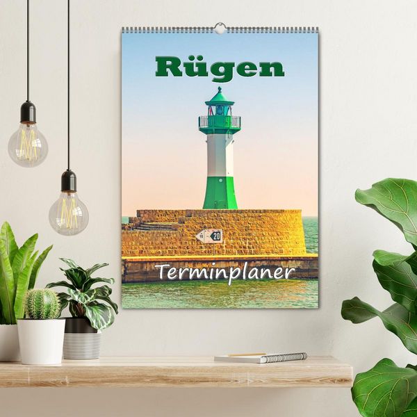 Produktbild: R&uuml;gen - Terminplaner (Wandkalender 2026 DIN A2 hoch), CALVENDO Monatskalender