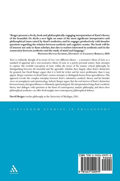 Produktbild: Kant's Aesthetic Theory