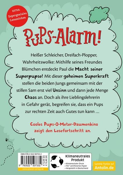 Produktbild: Die Abenteuer des Super-Pupsboy 1: Stinknormal ist anders