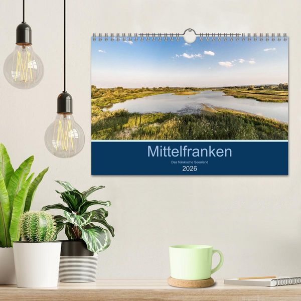 Produktbild: Mittelfranken - Das fr&auml;nkische Seenland (Wandkalender 2026 DIN A4 quer), CALVENDO Monatskalender