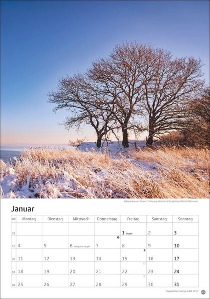 Produktbild: Deutschlands K&uuml;sten Kalender 2027