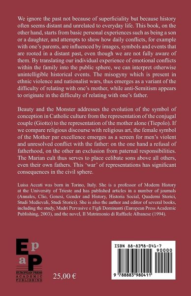 Produktbild: Beauty and the Monster. Discursive and Figurative Representations of the Parental Couple from Giotto to Tiepolo.